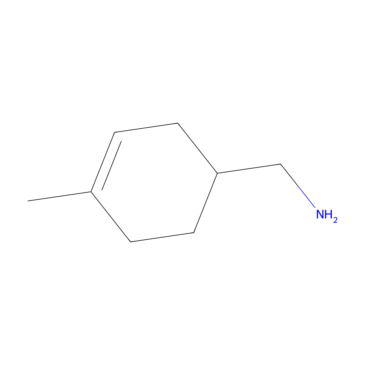 (4-Methylcyclohex-3-en-1-yl)methanamine molecular structure, CAS 4736-18-9