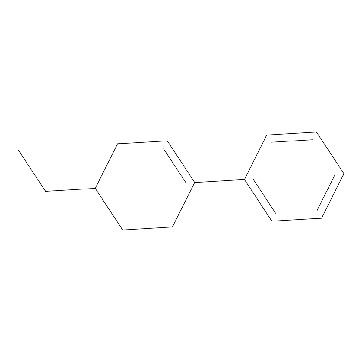 4-Ethyl-2,3,4,5-tetrahydro-1,1'-biphenyl molecular structure, CAS 473672-13-8