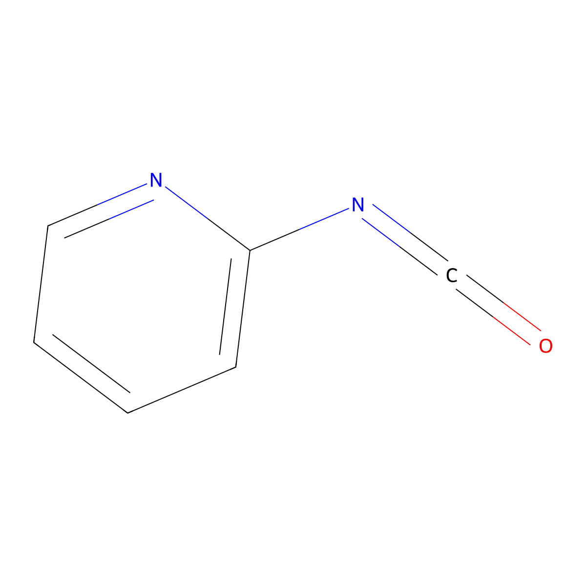 2-Isocyanatopyridine molecular structure, CAS 4737-19-3