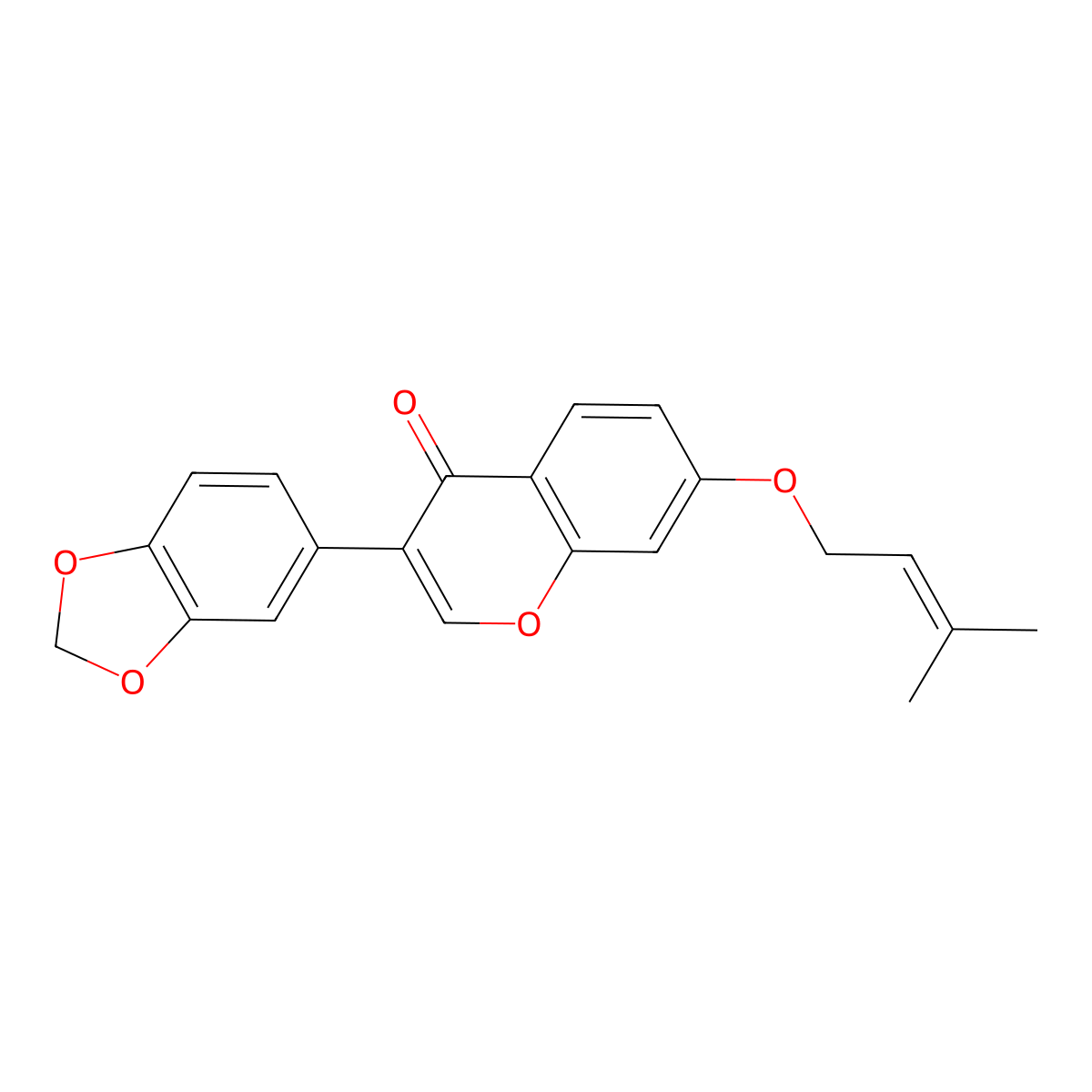 Maximaisoflavone B molecular structure, CAS 4737-28-4