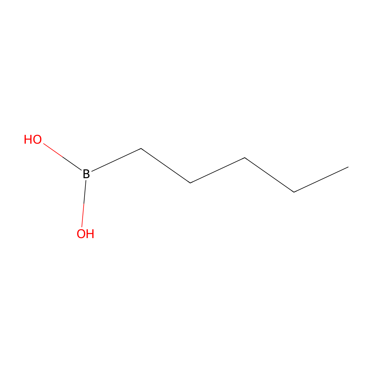 Pentylboronic Acid molecular structure, CAS 4737-50-2