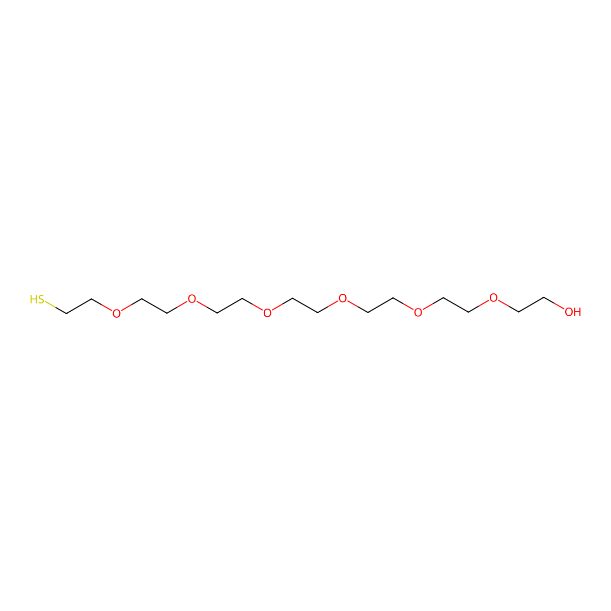 1-Deoxy-1-Thio-Heptaethylene Glycol molecular structure, CAS 473709-21-6