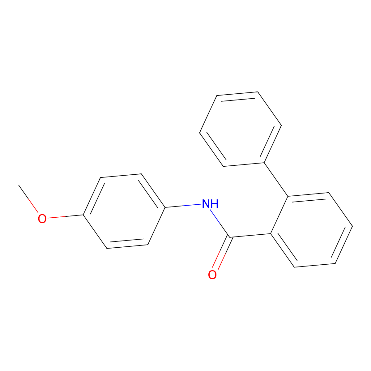 N-(4-Methoxyphenyl)-[1,1'-biphenyl]-2-carboxamide molecular structure, CAS 473742-01-7
