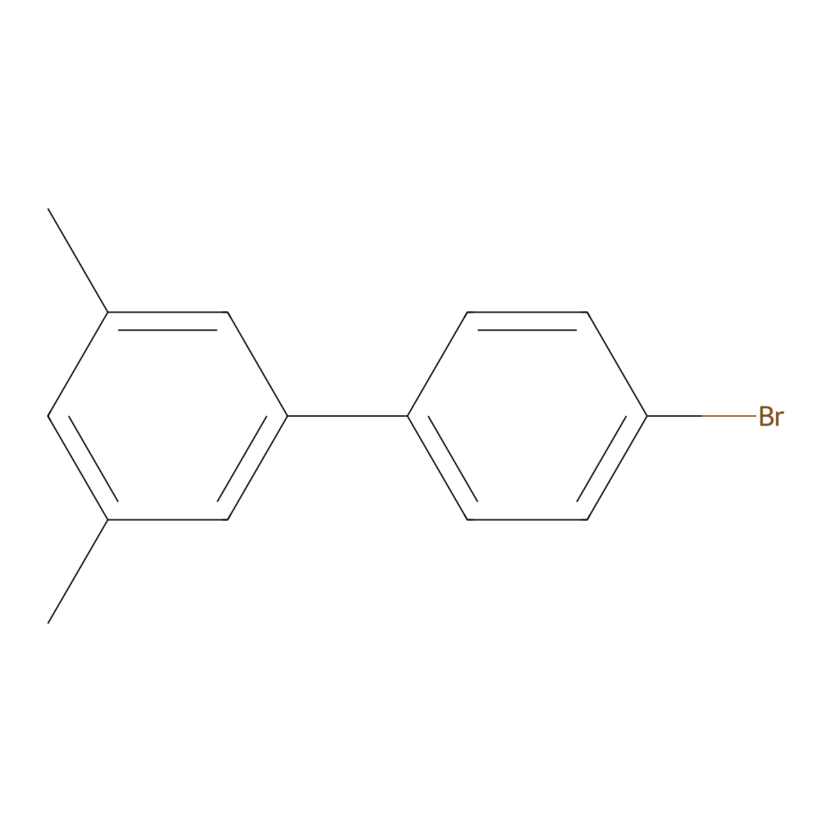 4'-Bromo-3,5-dimethyl-1,1'-biphenyl molecular structure, CAS 473774-80-0
