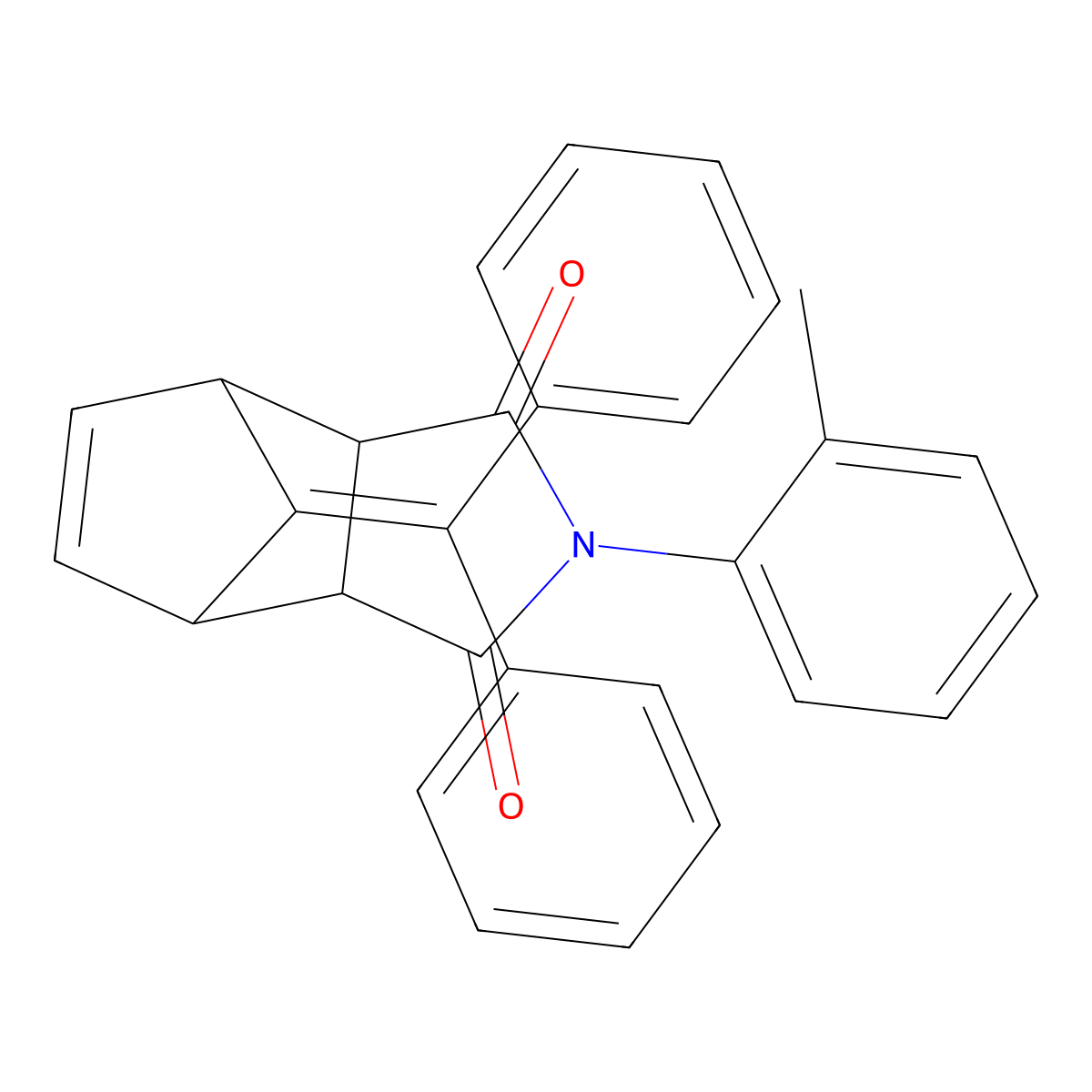 8-(diphenylmethylidene)-2-(2-methylphenyl)-3a,4,7,7a-tetrahydro-1H-4,7-methanoisoindole-1,3(2H)-dione molecular structure, CAS 473797-44-3
