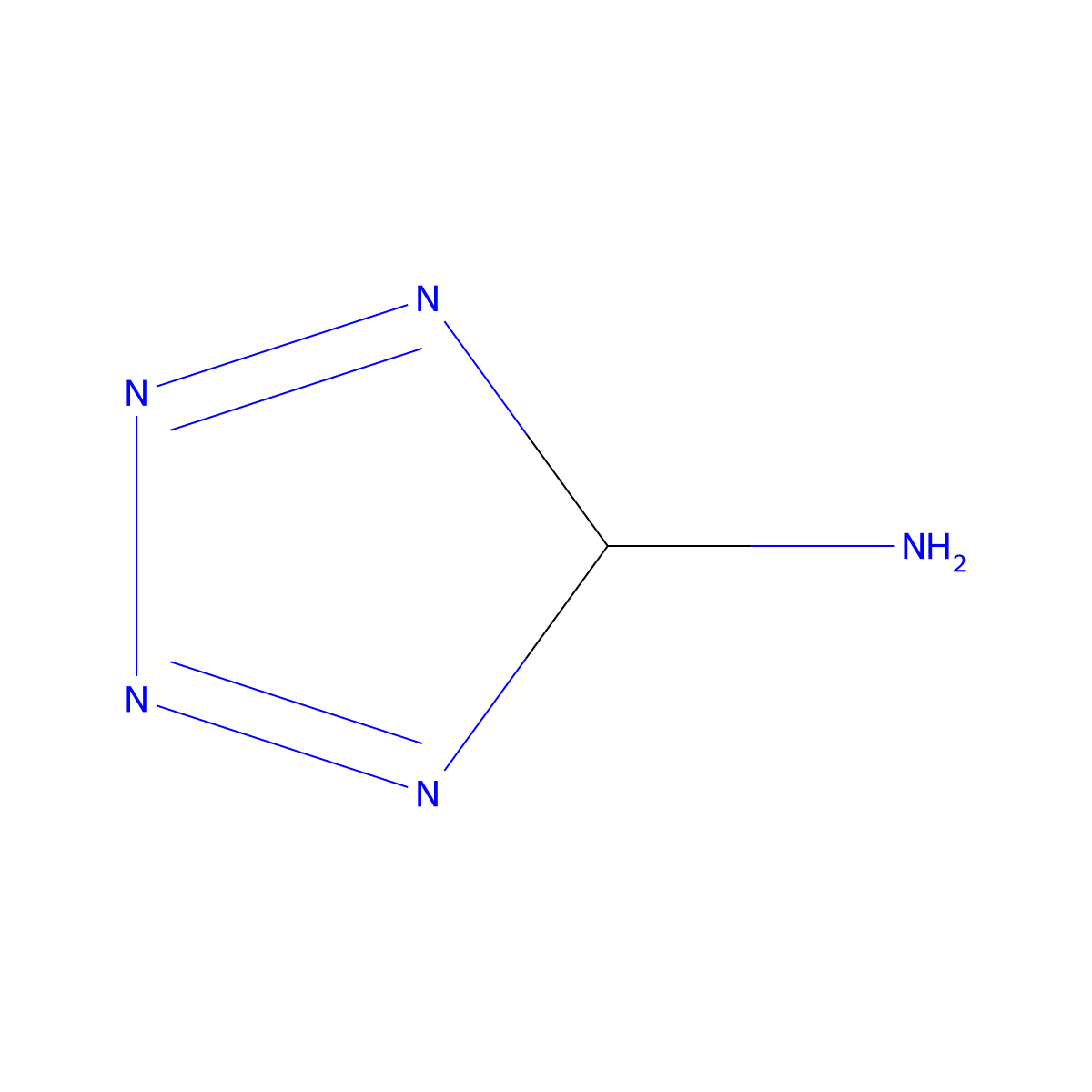 5H-Tetrazol-5-amine molecular structure, CAS 473826-99-2