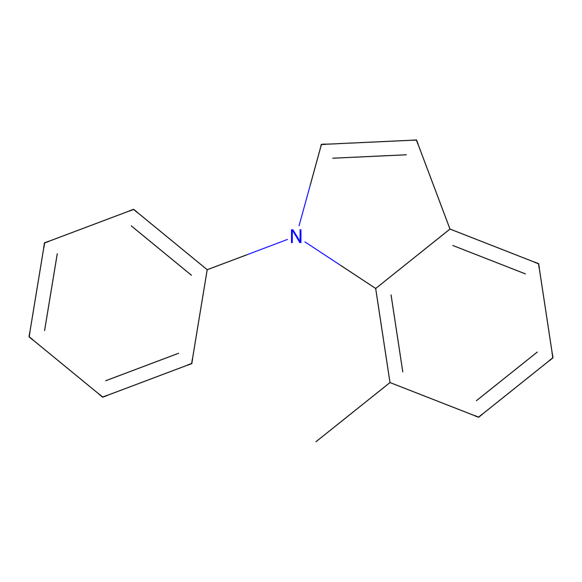 7-Methyl-1-phenyl-1H-indole molecular structure, CAS 473918-43-3