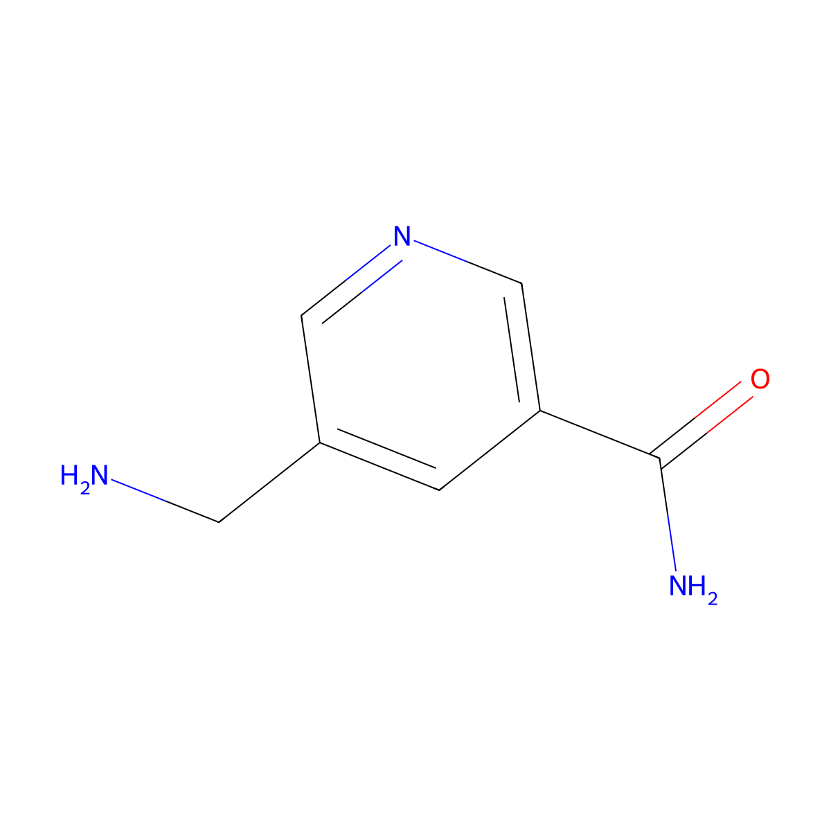 5-(Aminomethyl)nicotinamide molecular structure, CAS 473924-60-6