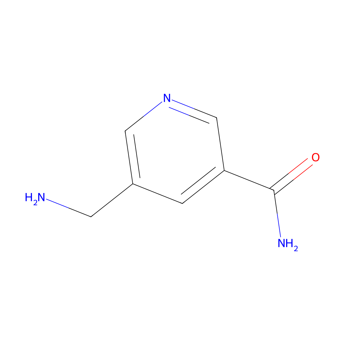5-(Aminomethyl)nicotinamide molecular structure, CAS 473924-60-6