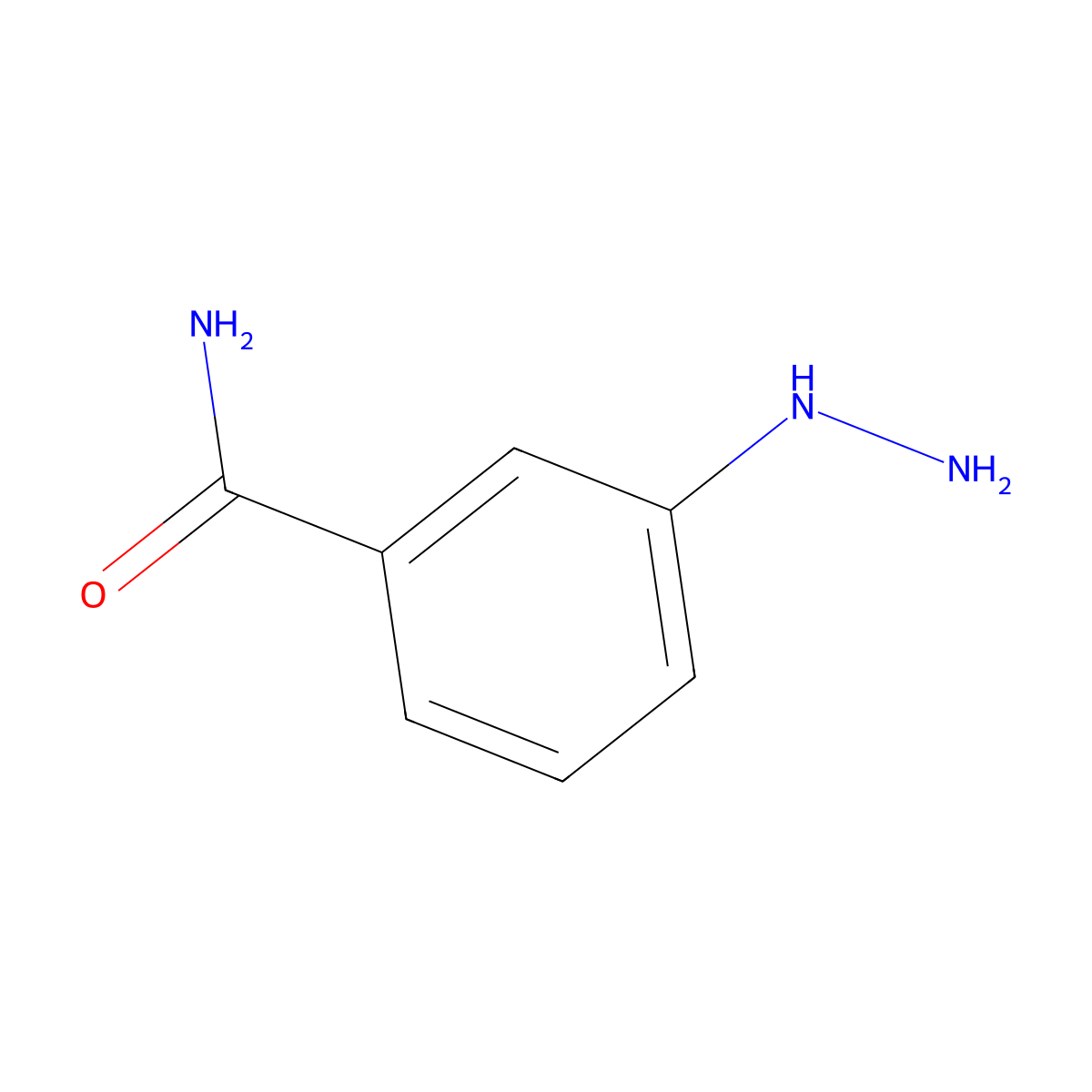 3-Hydrazinylbenzamide molecular structure, CAS 473927-51-4