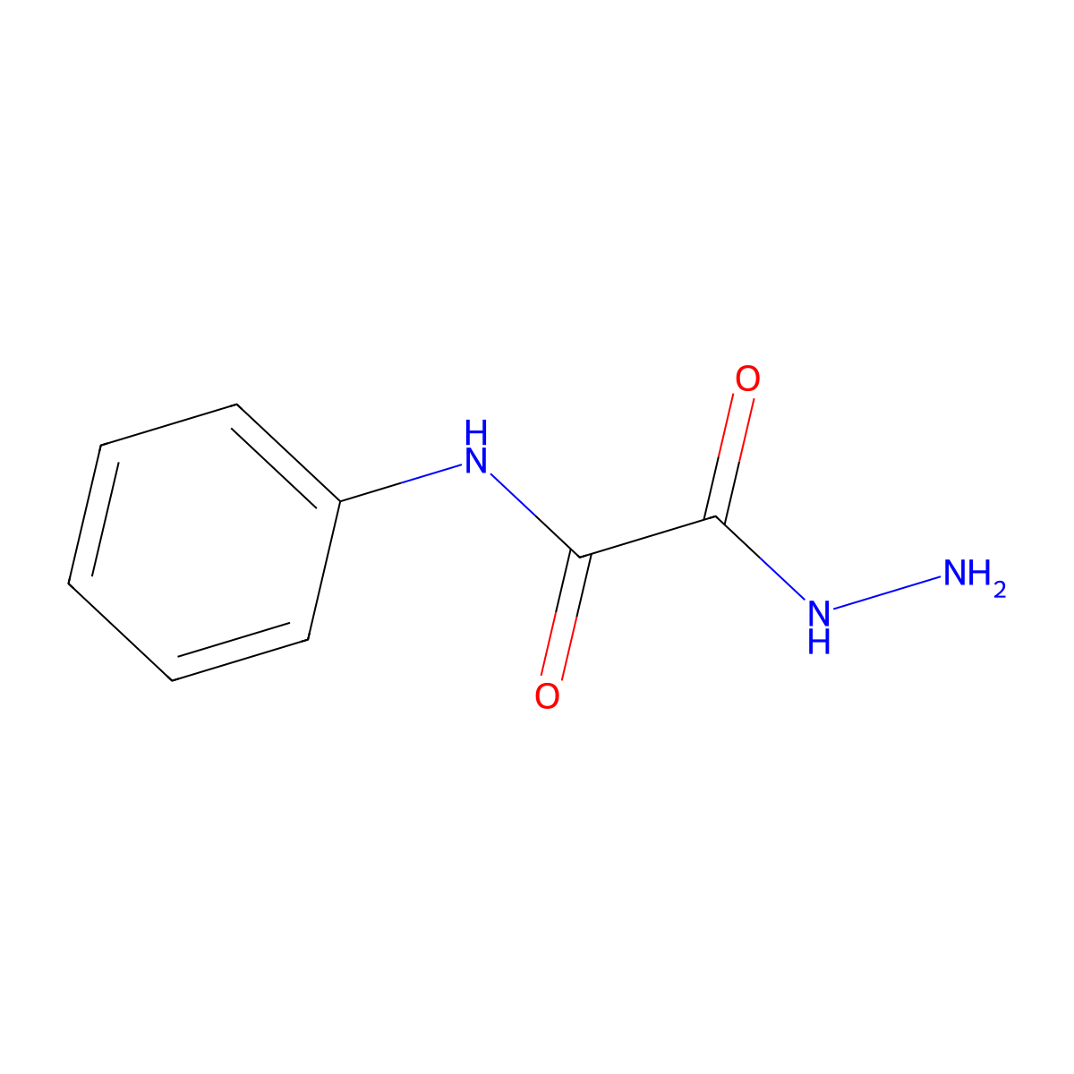 2-Hydrazinyl-2-oxo-N-phenylacetamide molecular structure, CAS 4740-46-9