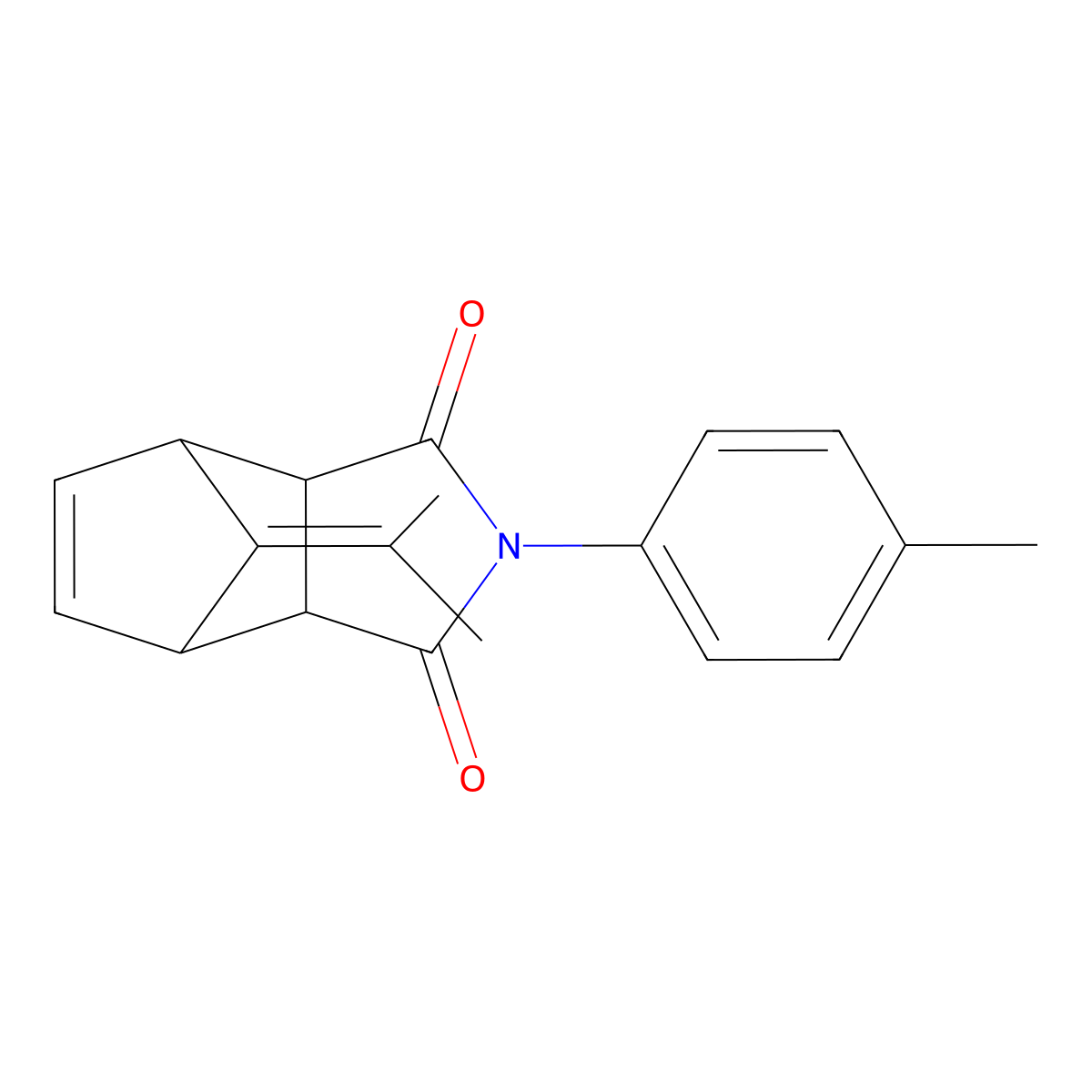 2-(4-methylphenyl)-8-(propan-2-ylidene)-3a,4,7,7a-tetrahydro-1H-4,7-methanoisoindole-1,3(2H)-dione molecular structure, CAS 474004-92-7
