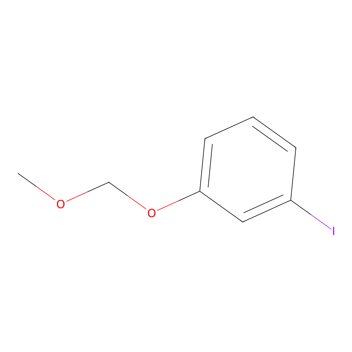 1-Iodo-3-(methoxymethoxy)benzene molecular structure, CAS 474009-16-0