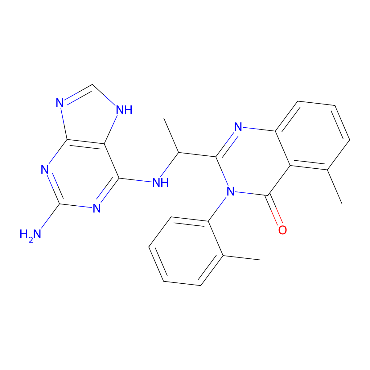 CAL-130 Racemate molecular structure, CAS 474012-90-3