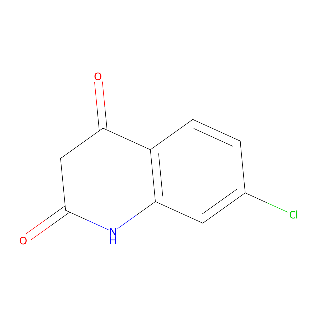 7-Chloroquinoline-2,4(1H,3H)-dione molecular structure, CAS 474025-51-9