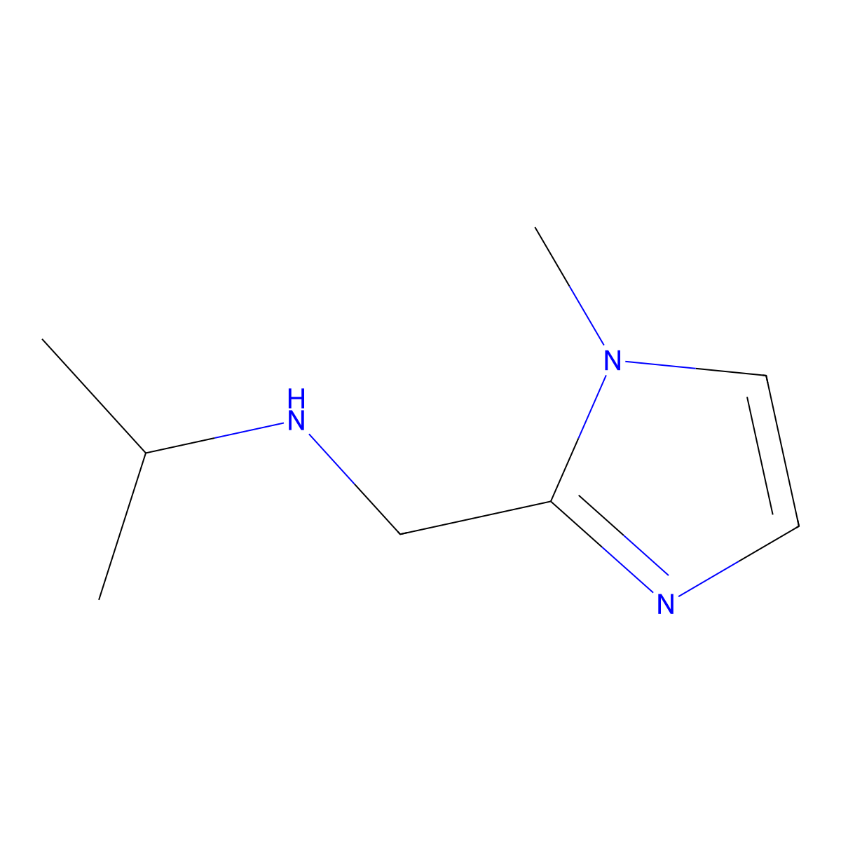 n-[(1-Methyl-1h-imidazol-2-yl)methyl]propan-2-amine molecular structure, CAS 474056-47-8