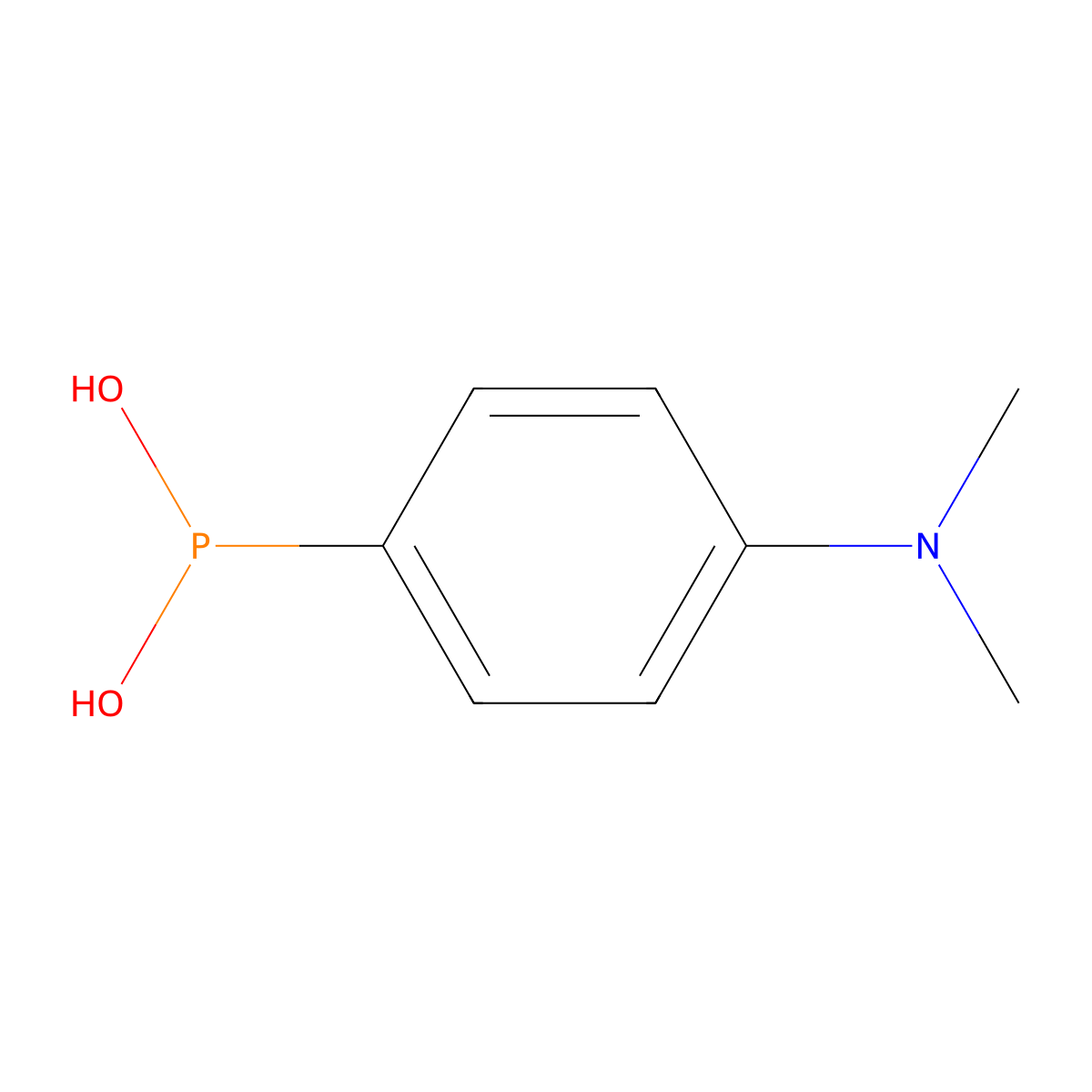 [4-(Dimethylamino)phenyl]phosphonous acid molecular structure, CAS 4741-19-9