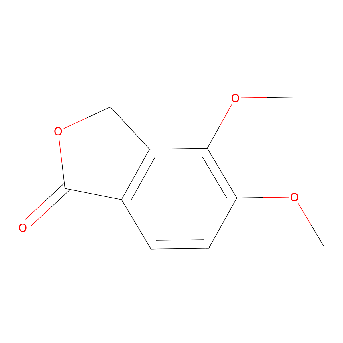 4,5-Dimethoxy-2-benzofuran-1(3H)-one molecular structure, CAS 4741-58-6