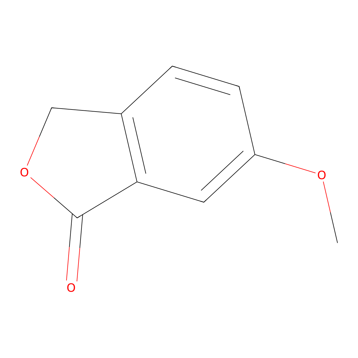 6-Methoxyphthalide molecular structure, CAS 4741-63-3