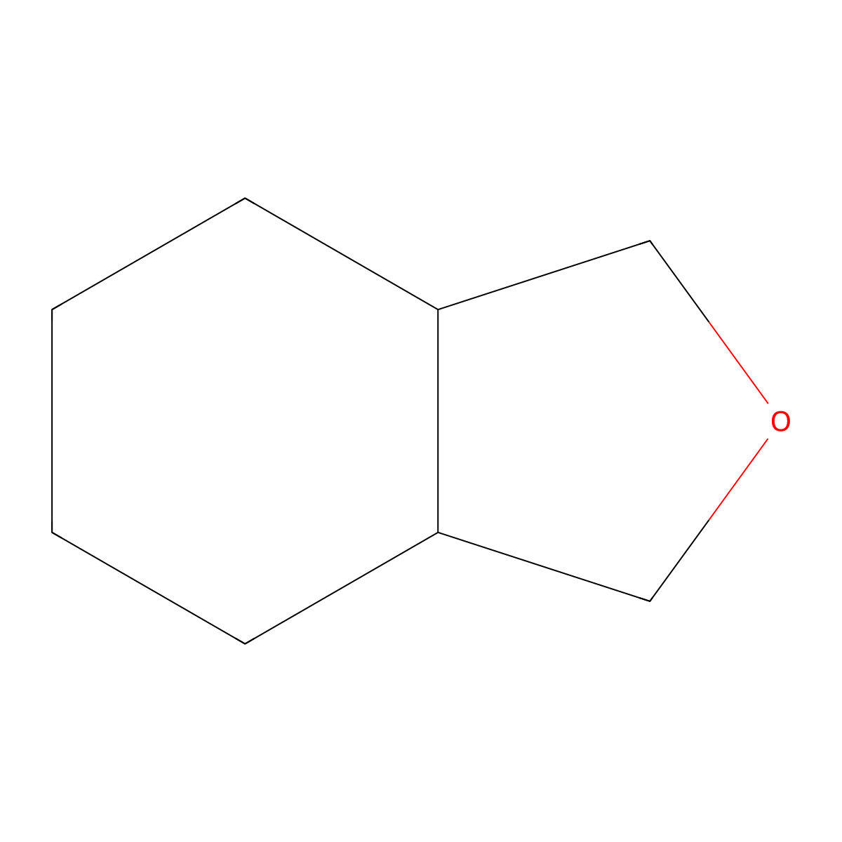 Octahydroisobenzofuran molecular structure, CAS 4743-54-8