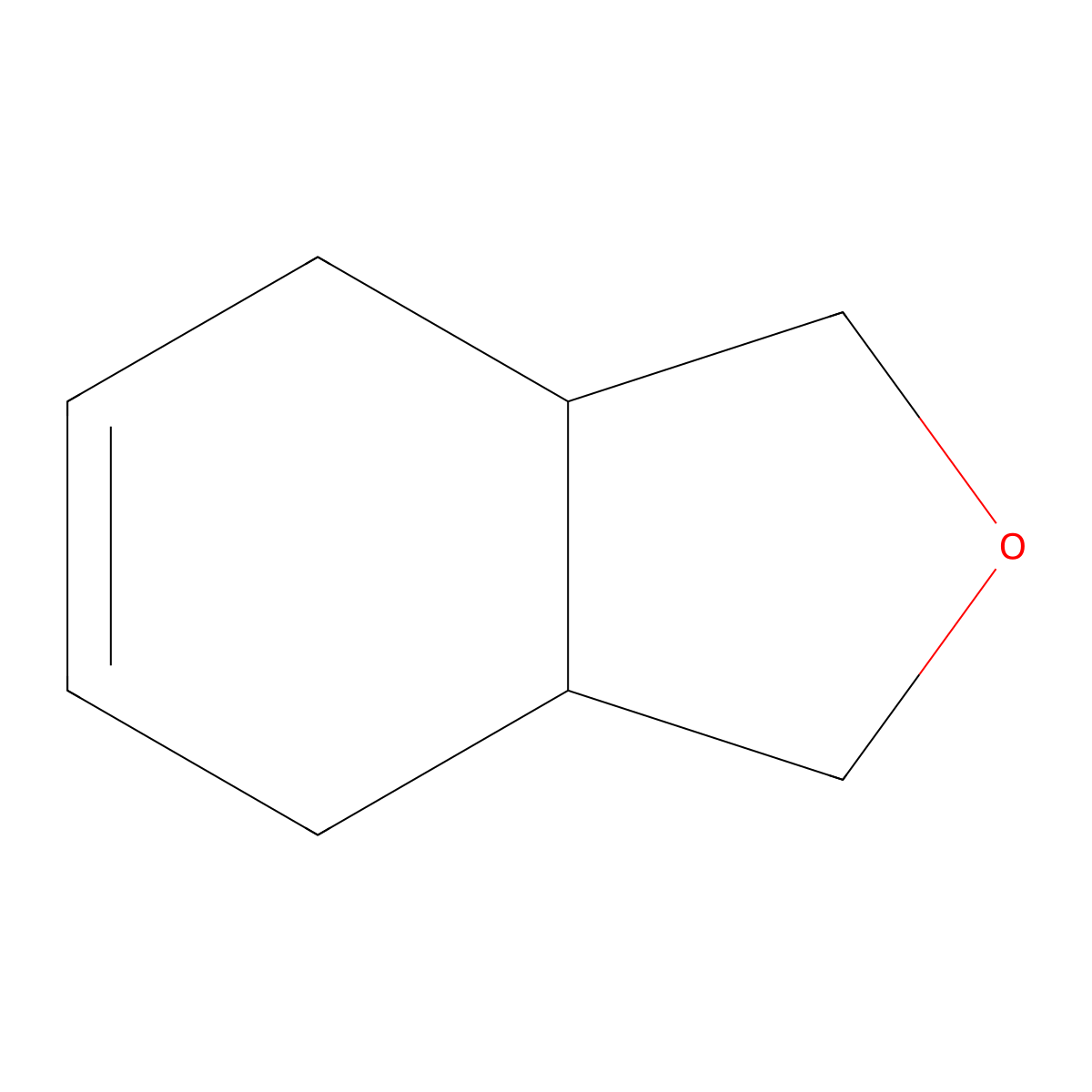 1,3,3a,4,7,7a-Hexahydroisobenzofuran molecular structure, CAS 4743-55-9