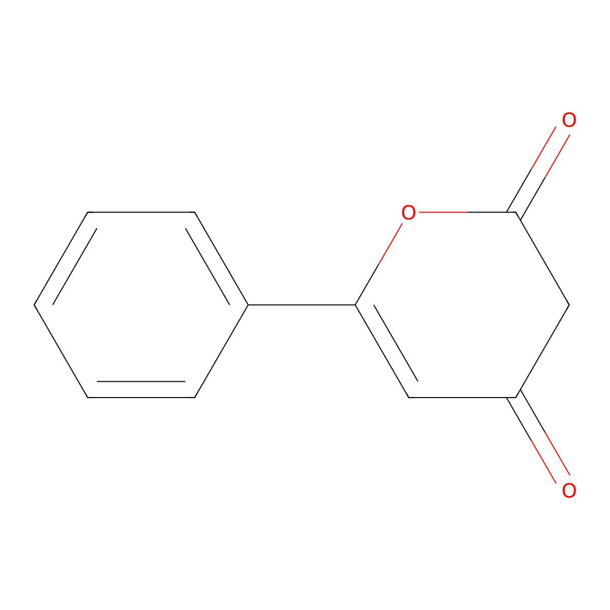 2H-Pyran-2,4(3H)-dione, 6-phenyl- molecular structure, CAS 4743-94-6