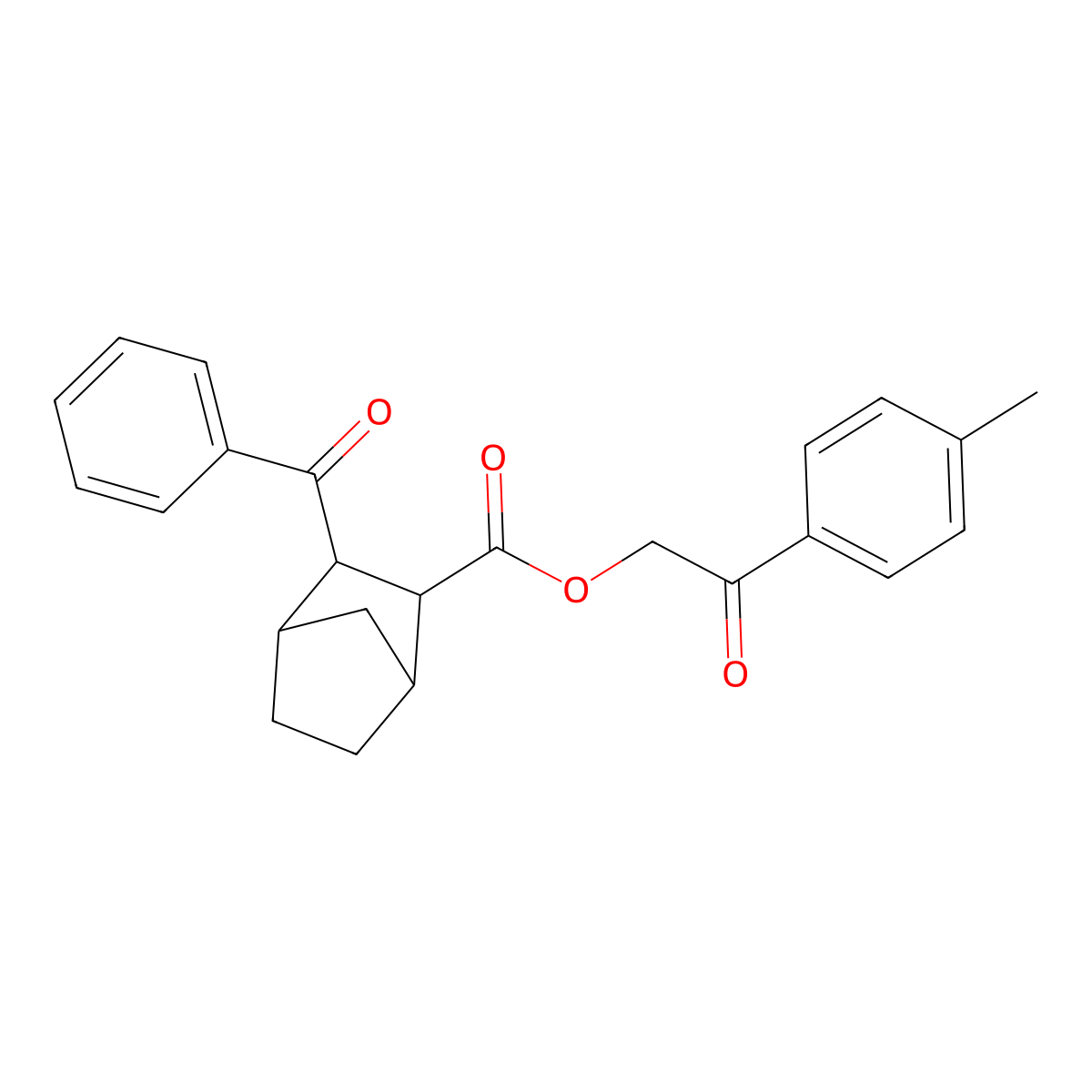 2-(4-Methylphenyl)-2-oxoethyl 3-benzoylbicyclo[2.2.1]heptane-2-carboxylate molecular structure, CAS 474377-49-6