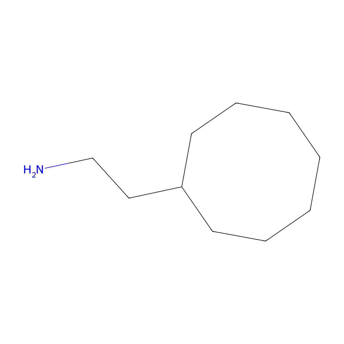 (2-Cyclooctylethyl)Amine molecular structure, CAS 4744-94-9