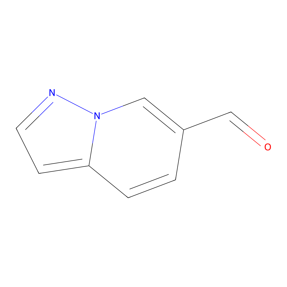 Pyrazolo[1,5-a]pyridine-6-carbaldehyde molecular structure, CAS 474432-60-5