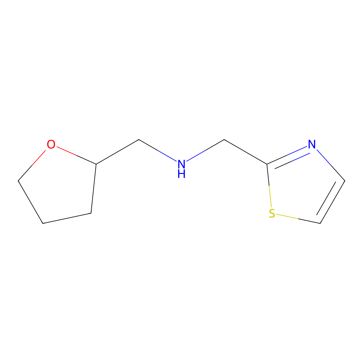 (Tetrahydro-furan-2-ylmethyl)-thiazol-2-ylmethyl-amine molecular structure, CAS 474448-93-6