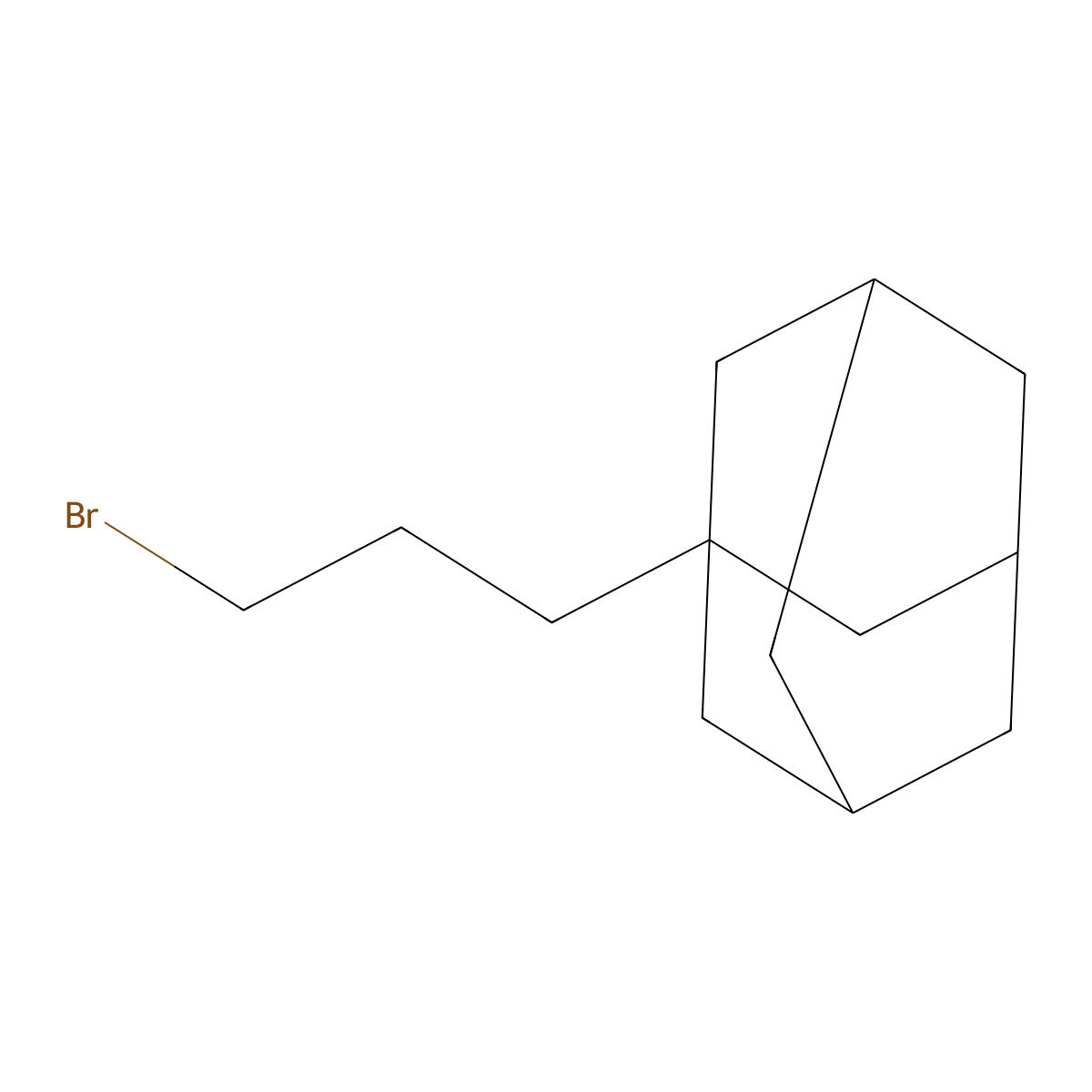 1-(3-Bromopropyl)adamantane molecular structure, CAS 474452-81-8