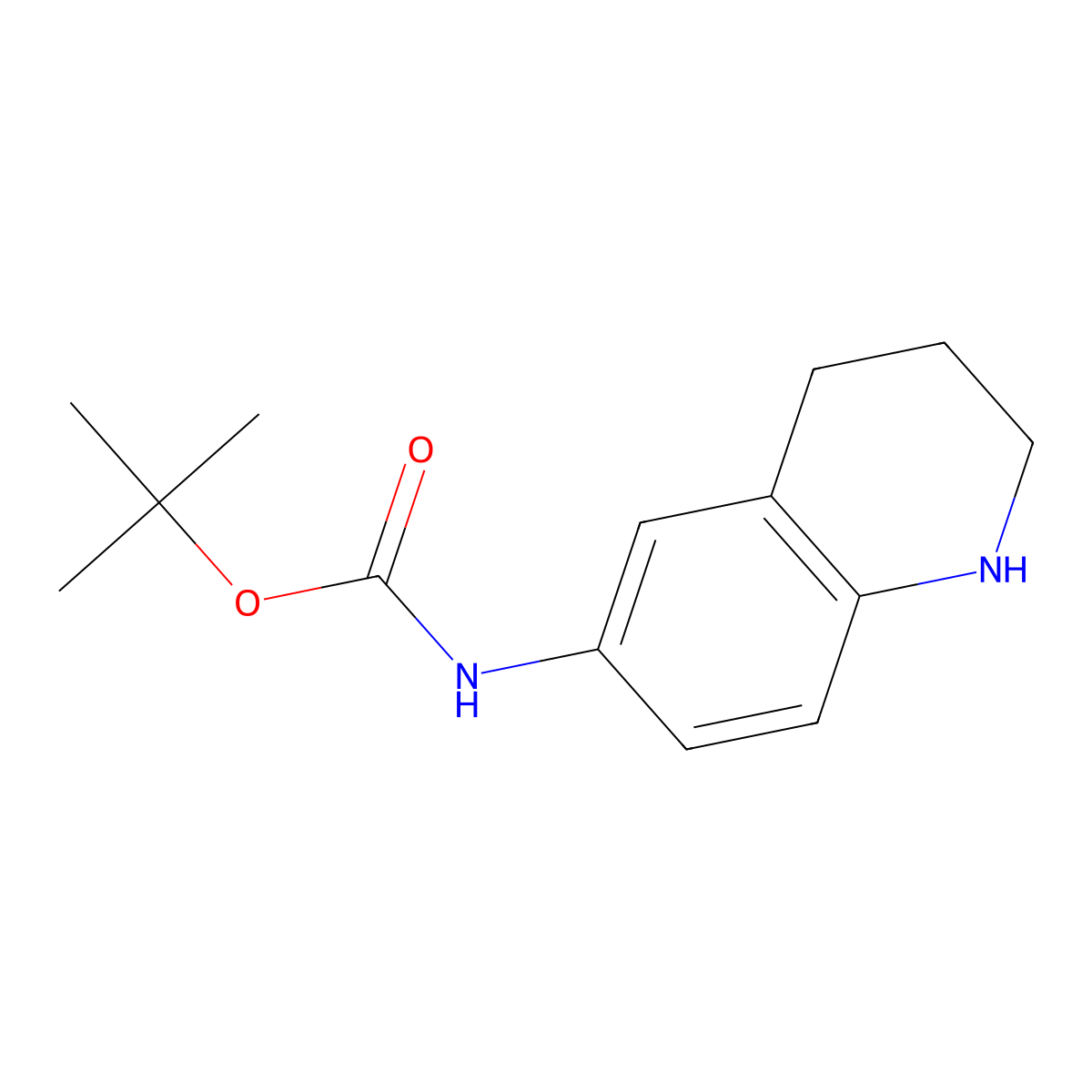Boc-6-amino-1,2,3,4-tetrahydroquinoline molecular structure, CAS 474539-25-8