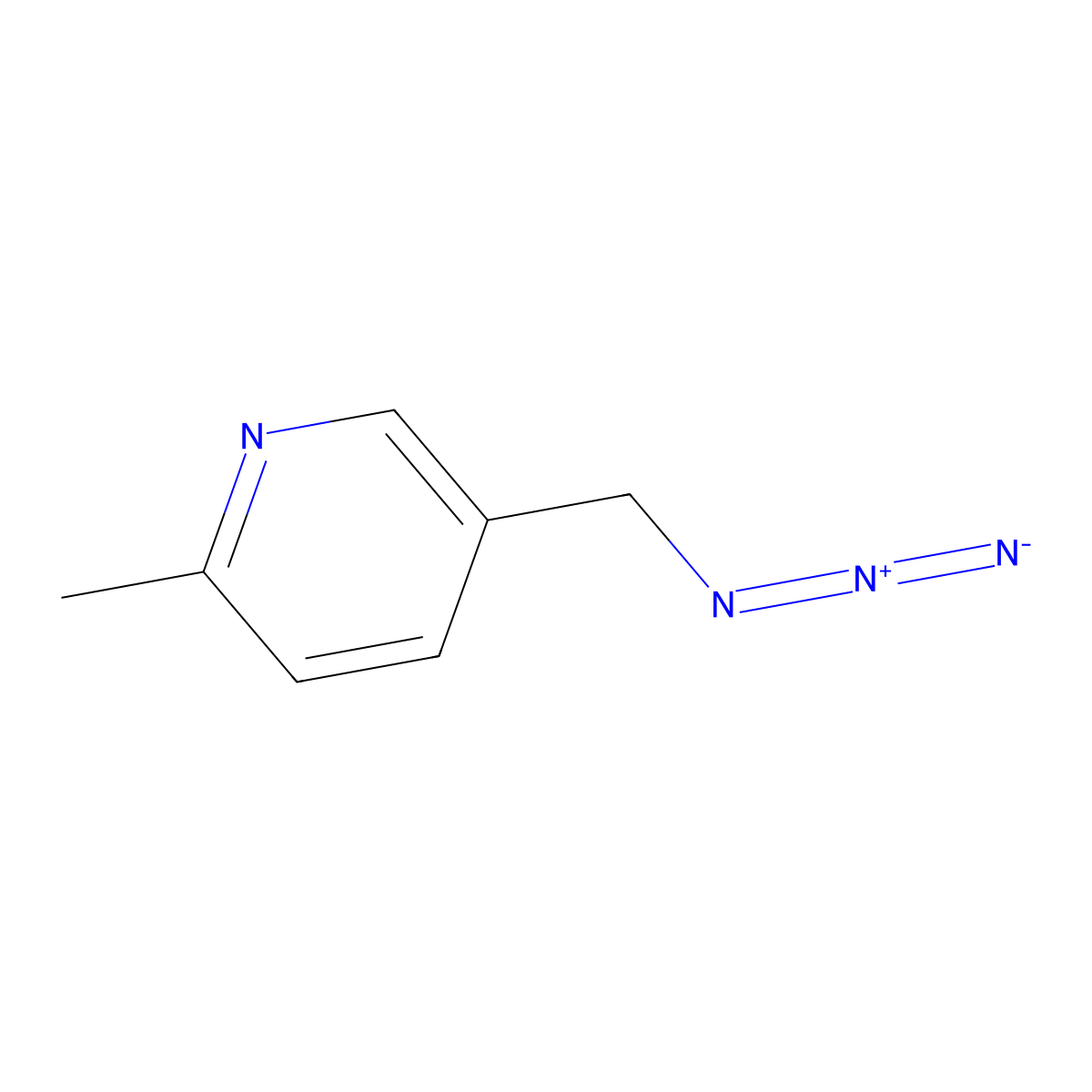 5-(Azidomethyl)-2-methylpyridine molecular structure, CAS 474554-80-8