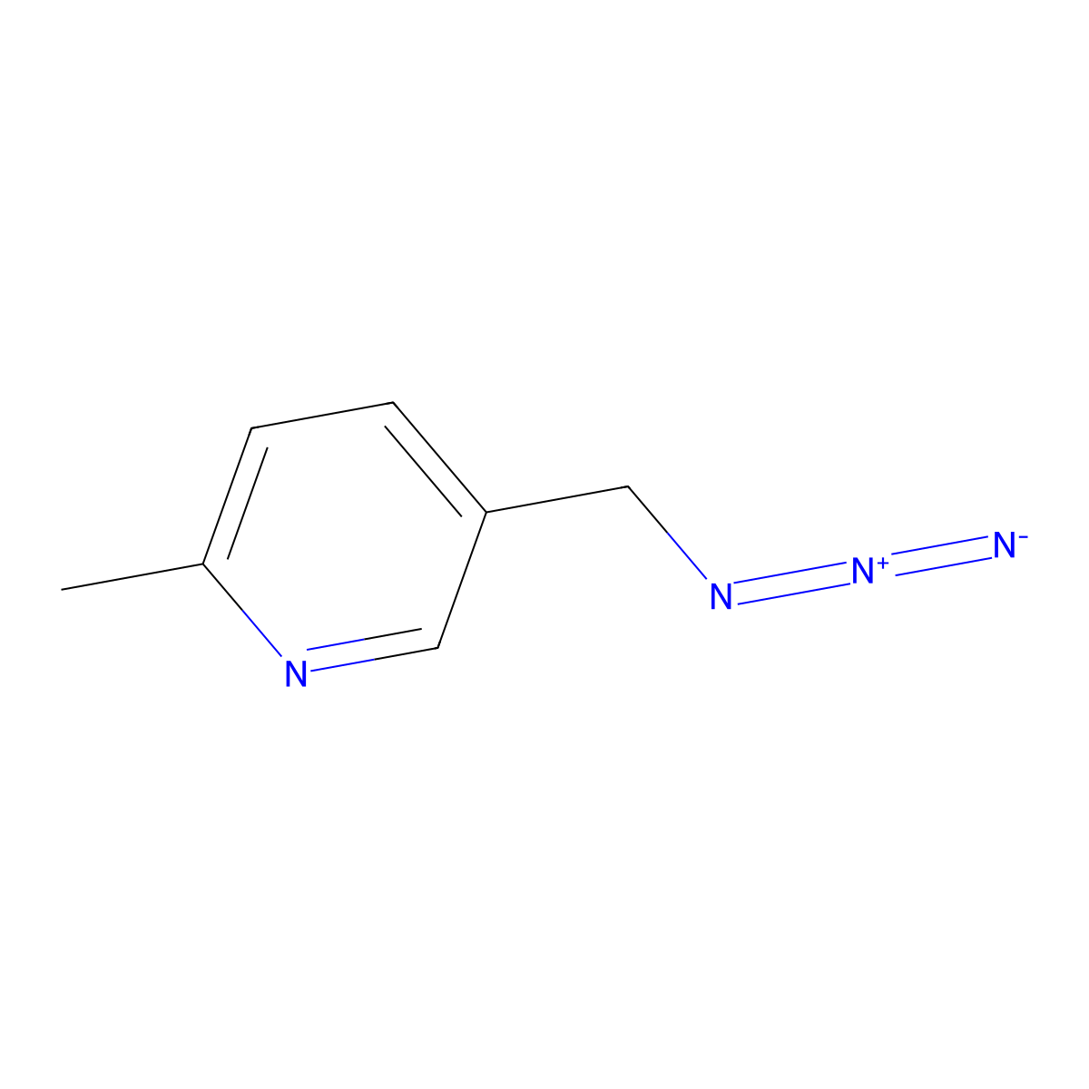 5-(Azidomethyl)-2-methylpyridine molecular structure, CAS 474554-80-8