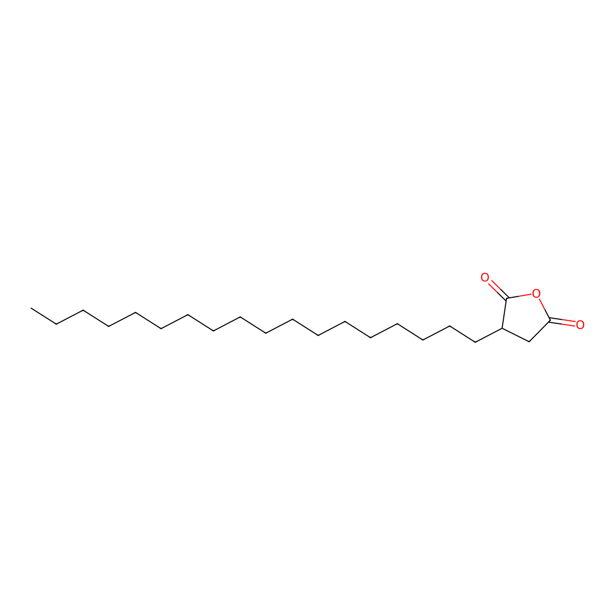 2,5-Furandione, dihydro-3-octadecyl- molecular structure, CAS 47458-32-2