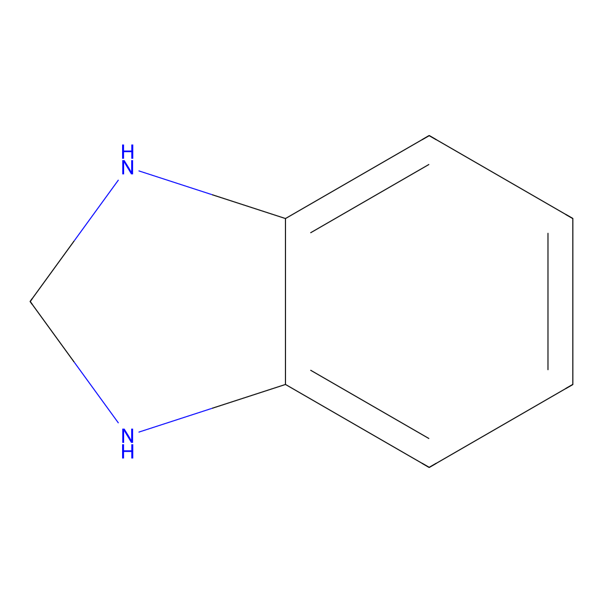 2,3-Dihydro-1H-benzimidazole molecular structure, CAS 4746-67-2