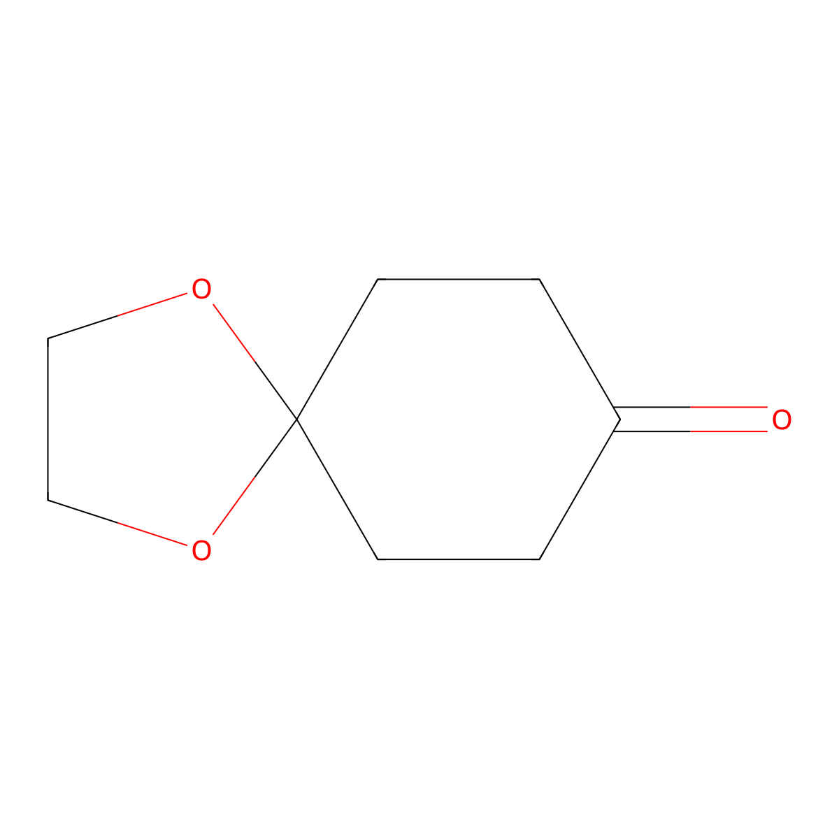 1,4-Dioxaspiro[4.5]decan-8-one molecular structure, CAS 4746-97-8
