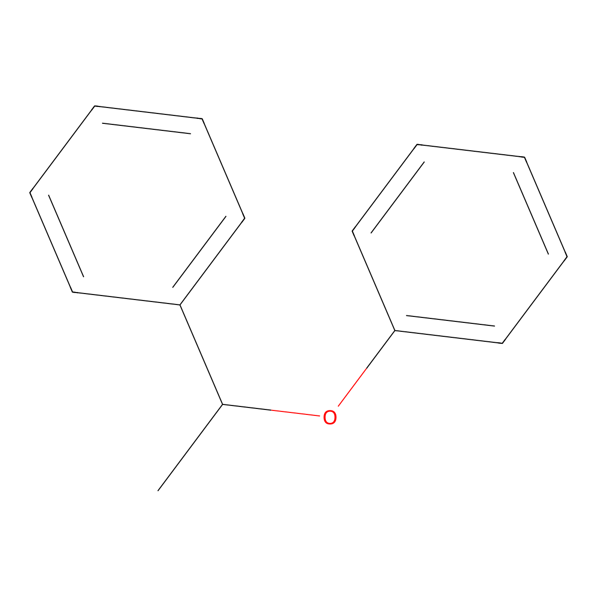 (1-Phenoxyethyl)benzene molecular structure, CAS 4747-11-9