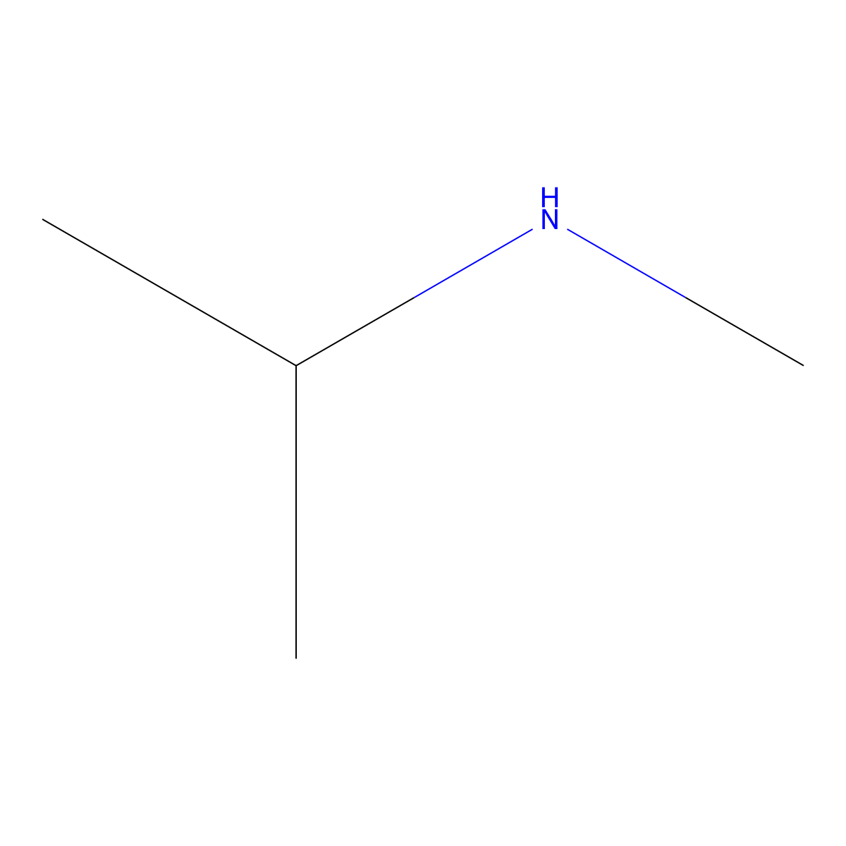 N-Methylisopropylamine molecular structure, CAS 4747-21-1
