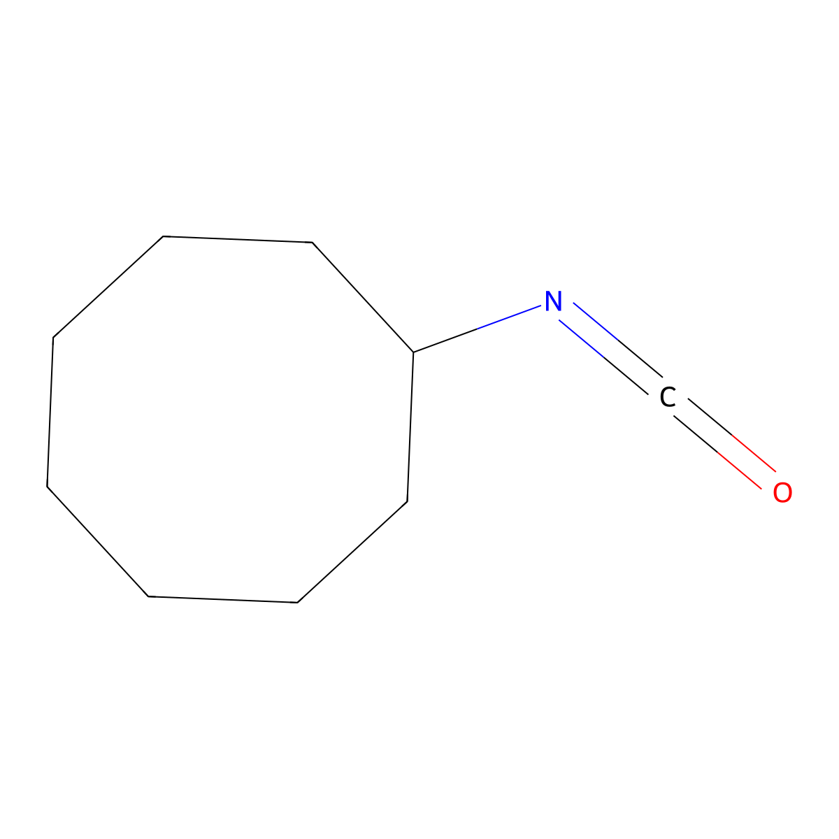 Cyclooctyl isocyanate molecular structure, CAS 4747-70-0