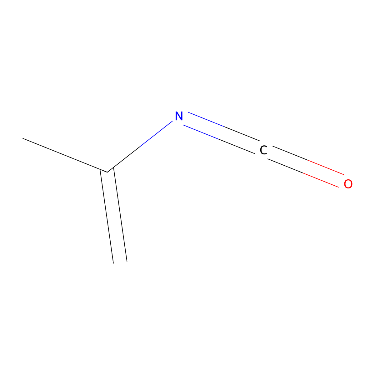 2-Isocyanatoprop-1-ene molecular structure, CAS 4747-87-9