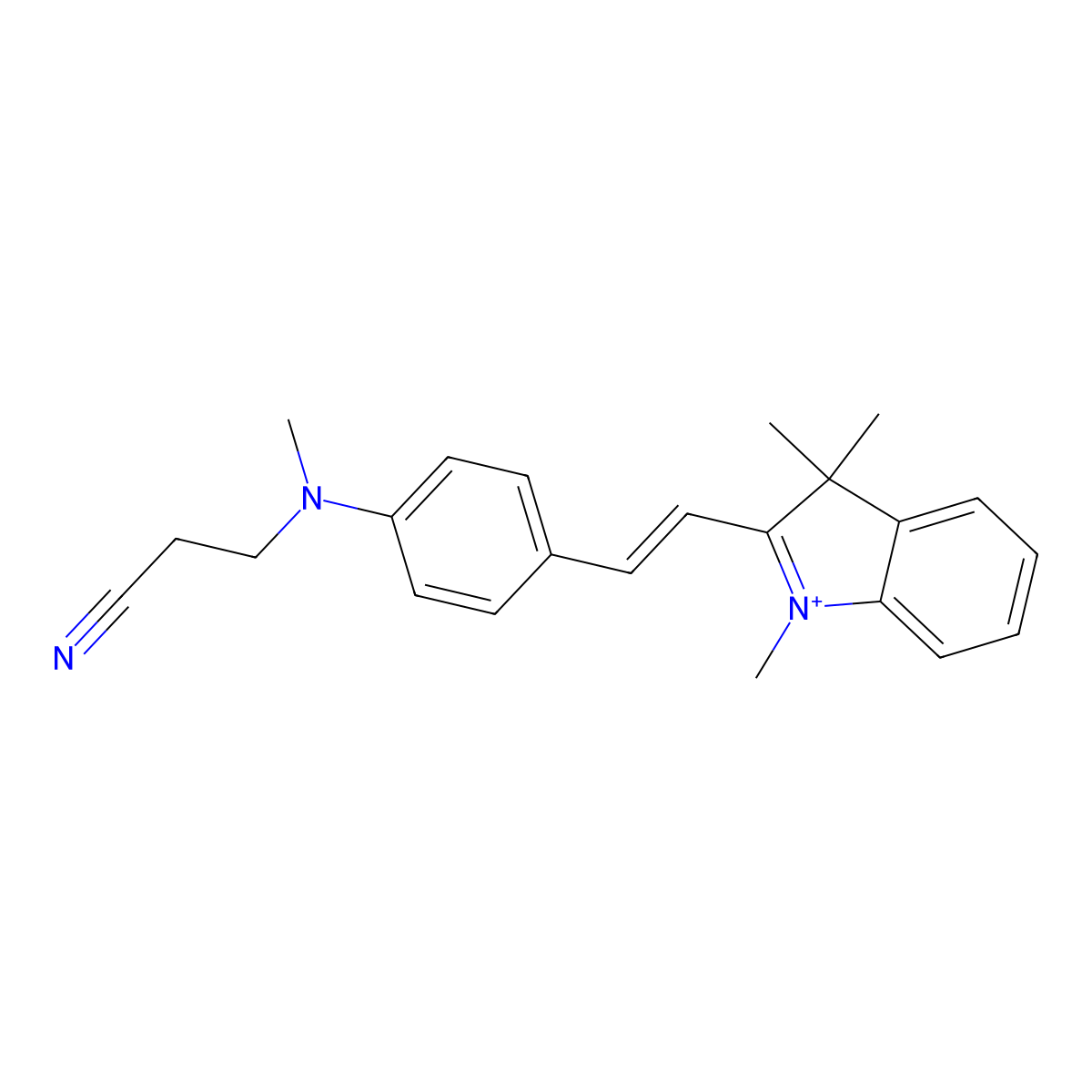 Cationic Red 14 molecular structure, CAS 47474-85-1