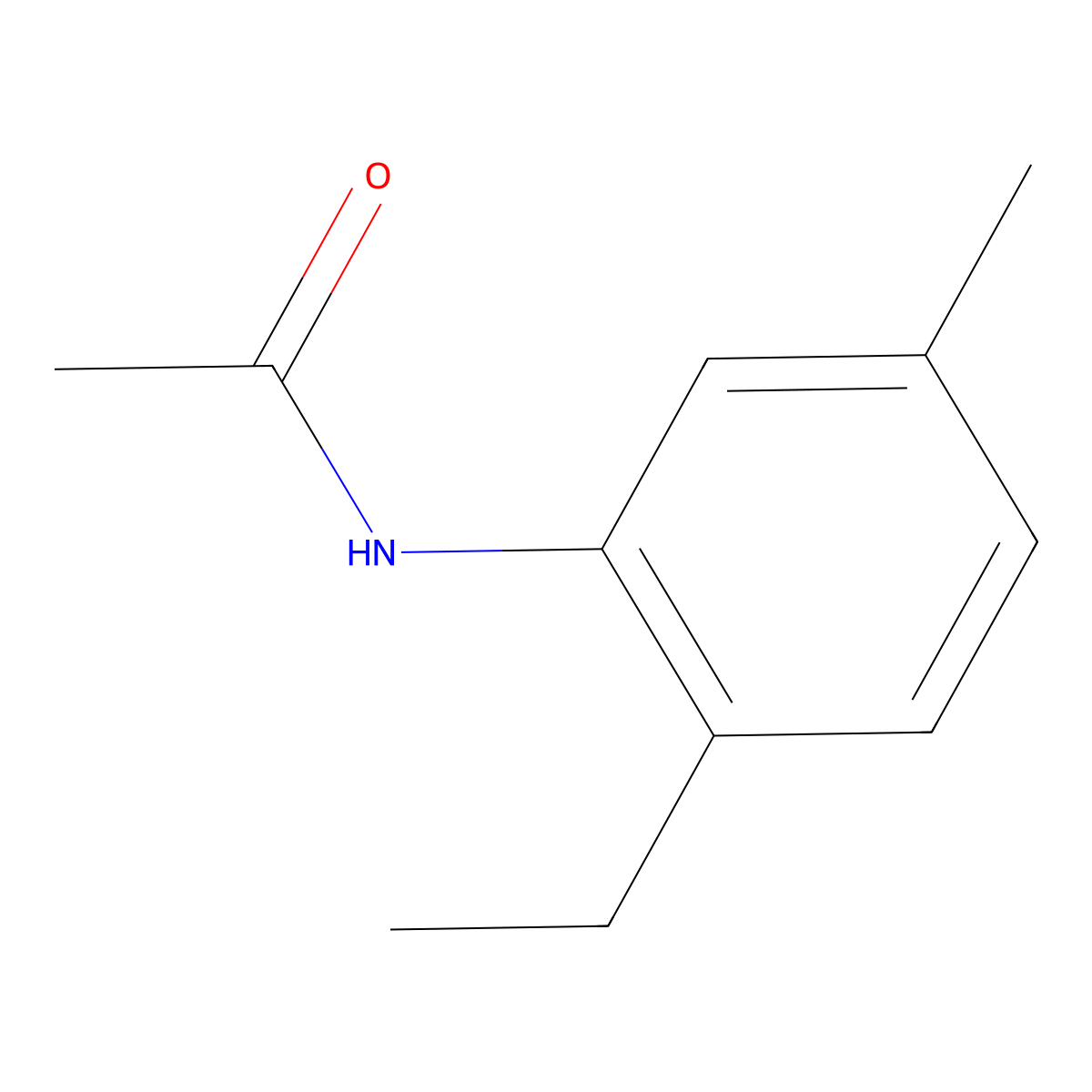 N-(2-Ethyl-5-methylphenyl)acetamide molecular structure, CAS 4748-82-7