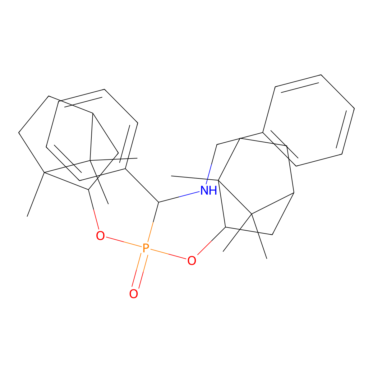 Bis{1,7,7-trimethylbicyclo[2.2.1]heptan-2-yl} [(benzylamino)(phenyl)methyl]phosphonate molecular structure, CAS 474879-29-3