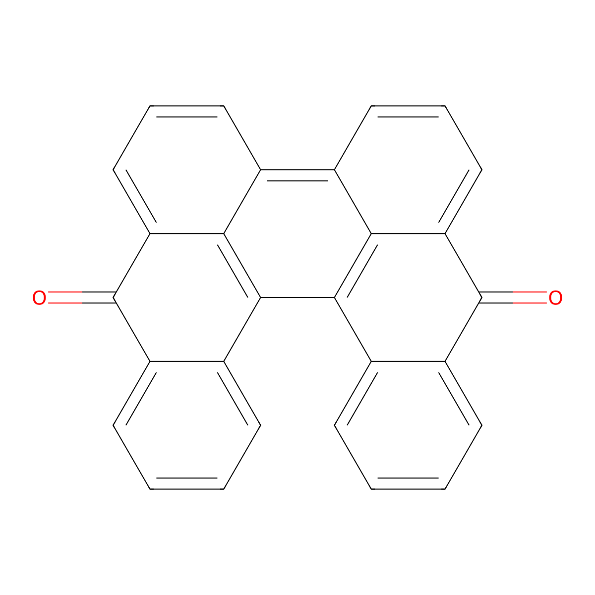 Helioanthrone molecular structure, CAS 475-63-8
