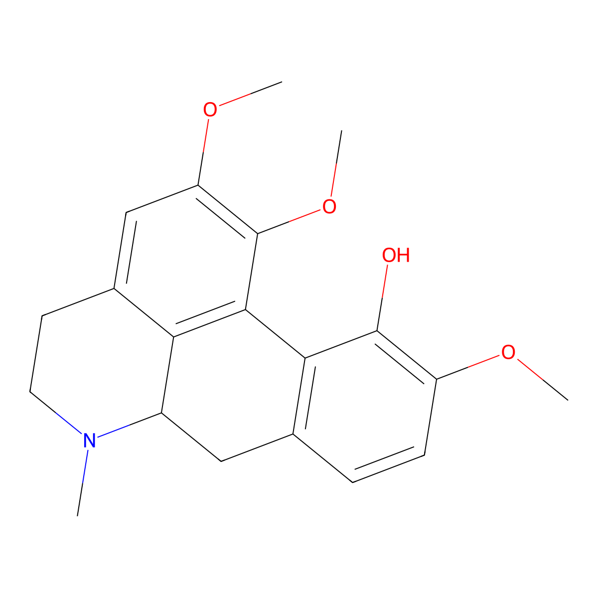 (+)-Isocorydine molecular structure, CAS 475-67-2