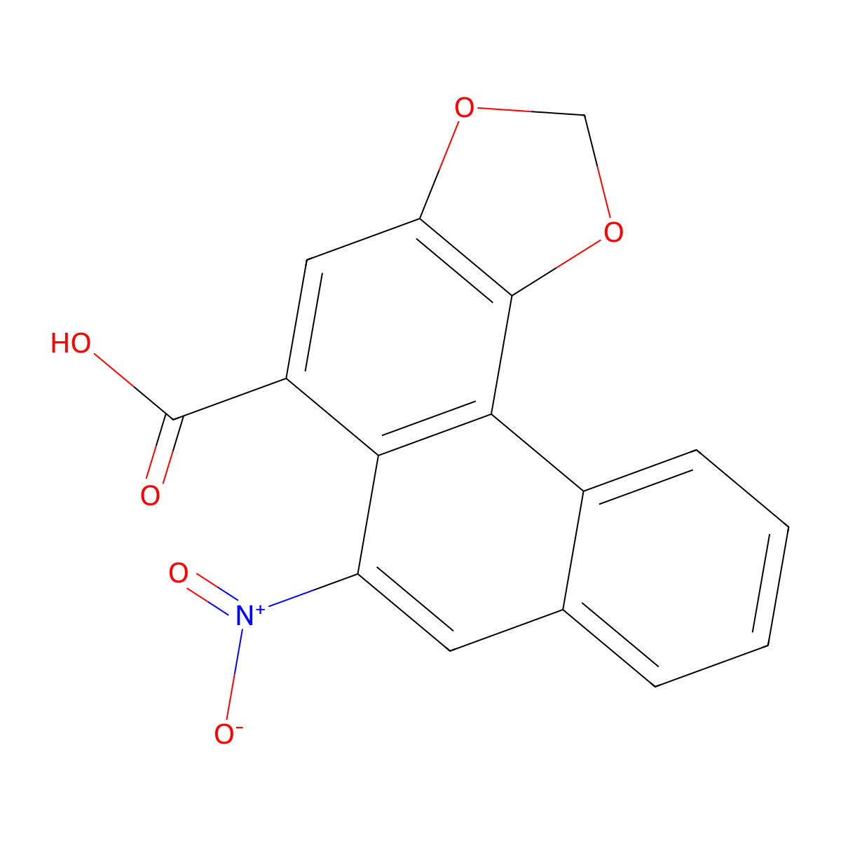Aristolochic Acid Ii molecular structure, CAS 475-80-9