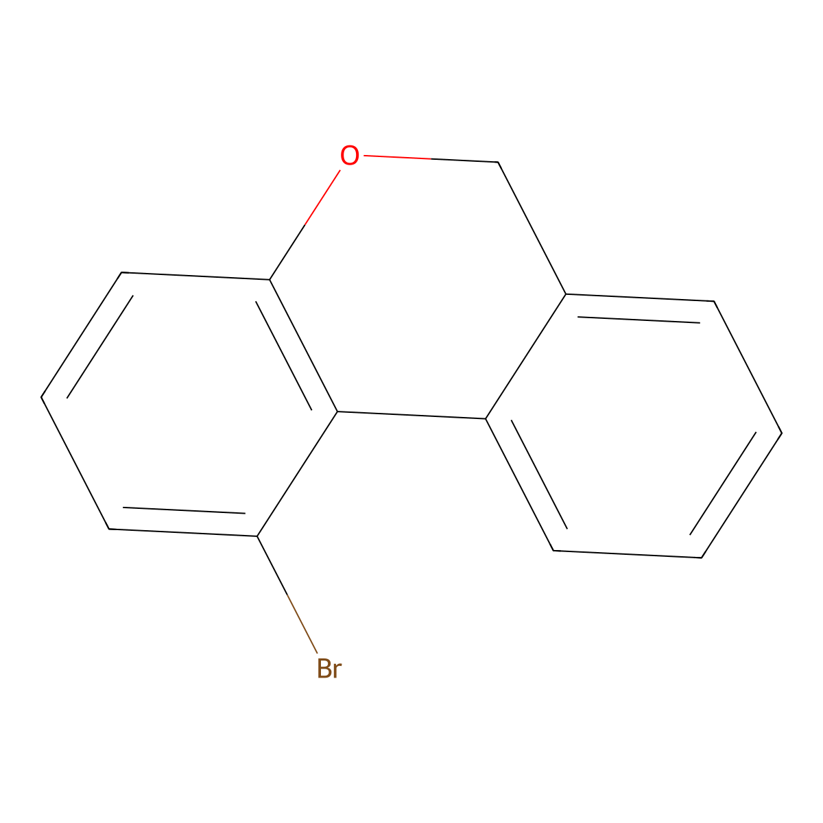 1-bromo-6H-benzo[c]chromene molecular structure, CAS 475040-10-9