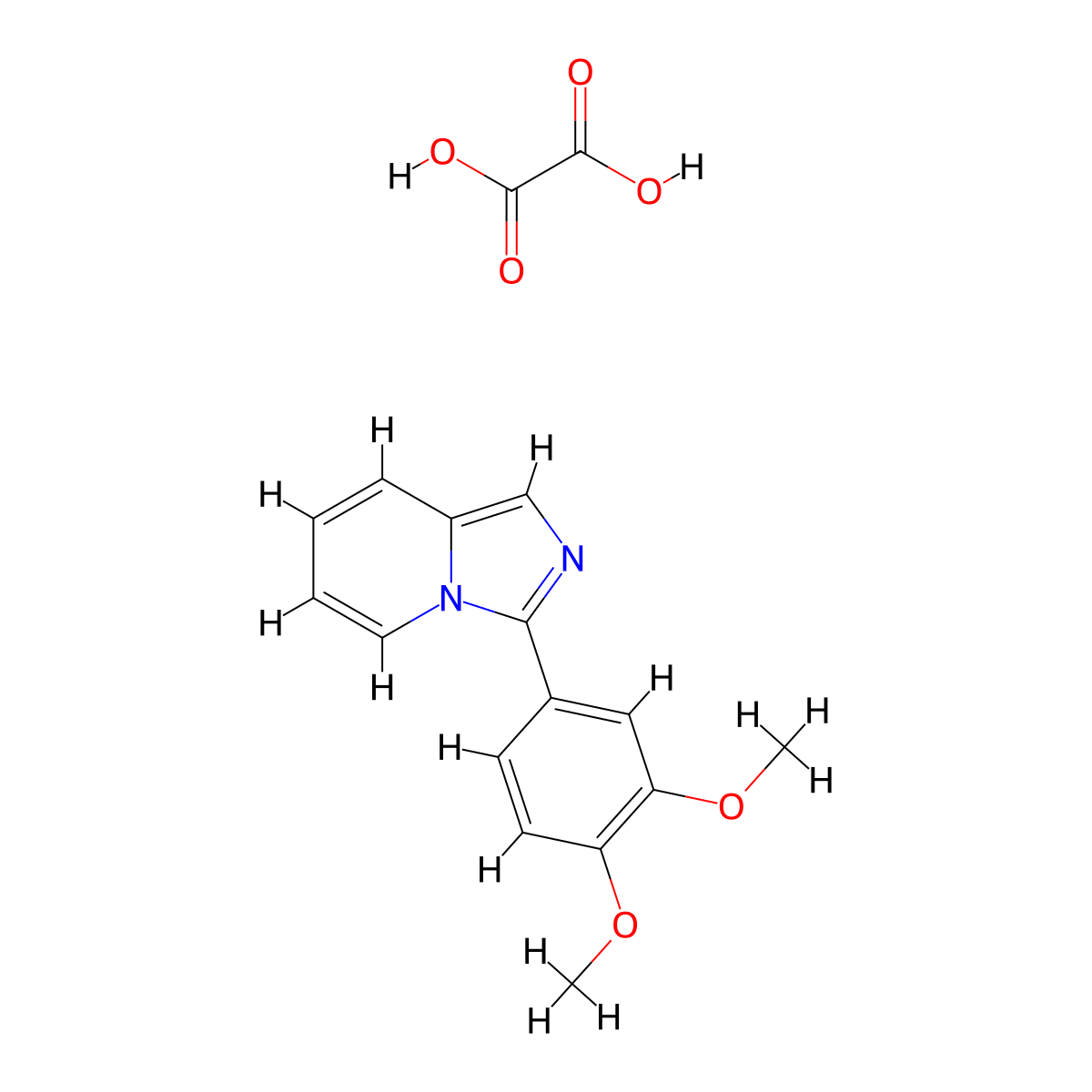 3-(3,4-Dimethoxy-phenyl)-imidazo[1,5-a]pyridine molecular structure, CAS 475041-06-6