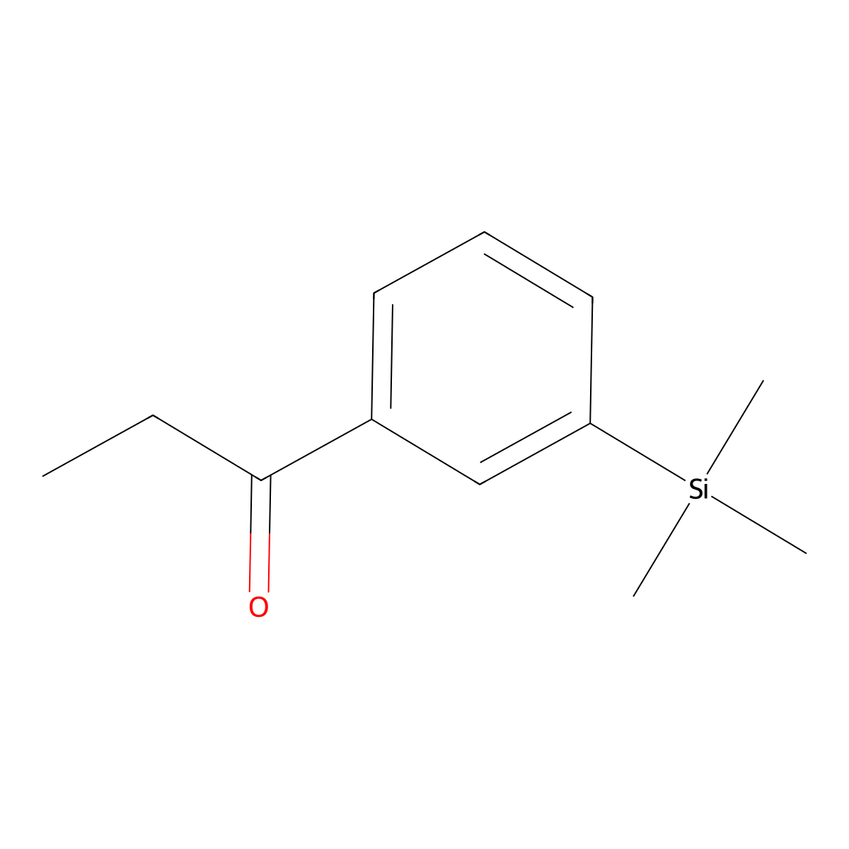 1-[3-(Trimethylsilyl)phenyl]-1-propanone molecular structure, CAS 475056-93-0